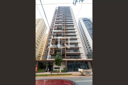 Apartamento mobiliado com 3 quartos, piscina, churrasqueira e varanda na Vila Clementino, para comprar. — Fachada do Prédio