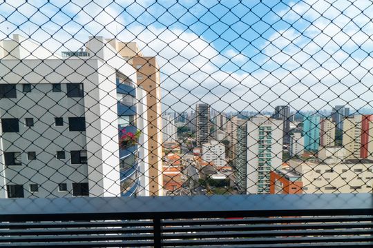 Apartamento mobiliado com 3 quartos, piscina, churrasqueira e varanda na Vila Clementino, para comprar. — Vista do Quarto 1