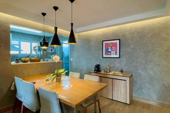 Apartamento na Vila Madalena com 3 quartos, varanda e academia. Ideal para comprar. — Sala de Jantar