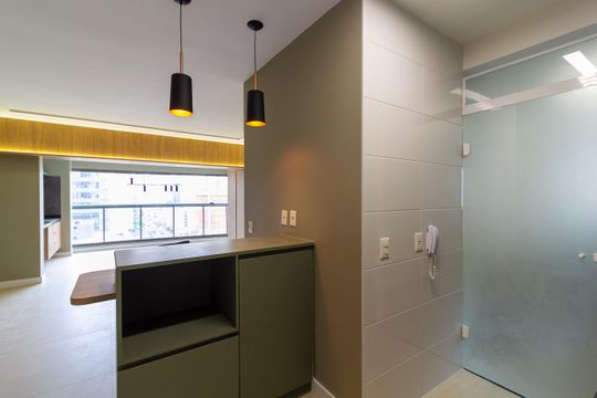 Venda de apartamento no Jardim das Acacias com 2 quartos. — Cozinha