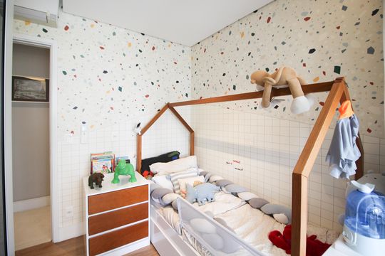 Compra este apartamento com 2 quartos, ideal para pets. — Quarto