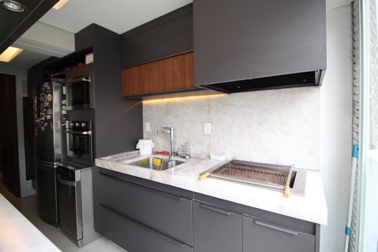 Compra este apartamento com 2 quartos, ideal para pets. — Cozinha