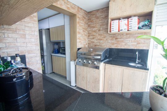 Venda de apartamento no Campo Belo com 3 quartos, piscina e churrasqueira. — Varanda Gourmet - Churrasqueira