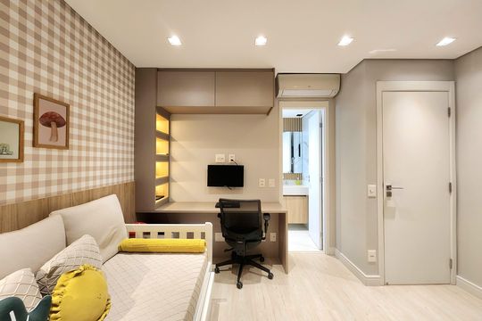 Venda de apartamento mobiliado com 3 suítes, piscina e churrasqueira no condomínio. — Suíte 1