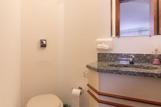 Apartamento mobiliado com 3 quartos e varanda para comprar. — Lavabo