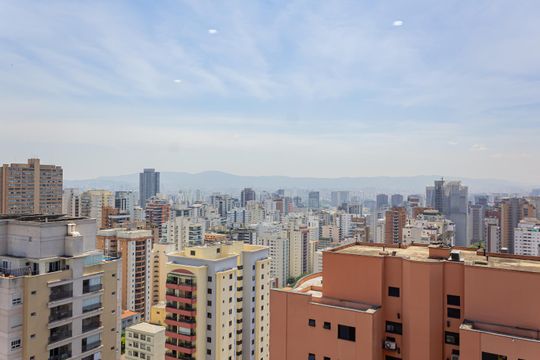 Apartamento em Perdizes, 4 quartos, 1 suíte, mobiliado, academia, churrasqueira, piscina. Perfeitopara comprar. — Vista da Sala 1