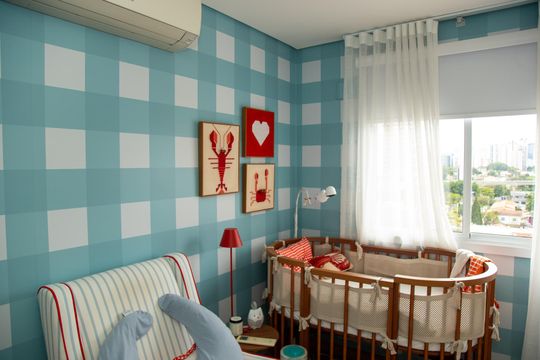 Venda de apartamento mobiliado no Brooklin, com 2 quartos e varanda. — Quarto 2 - Suíte