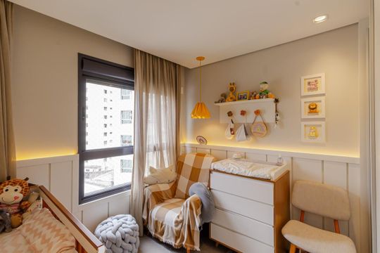 Apartamento em Moema para compra: 3 suítes, closet, churrasqueira, pets permitidos. — Quarto 1