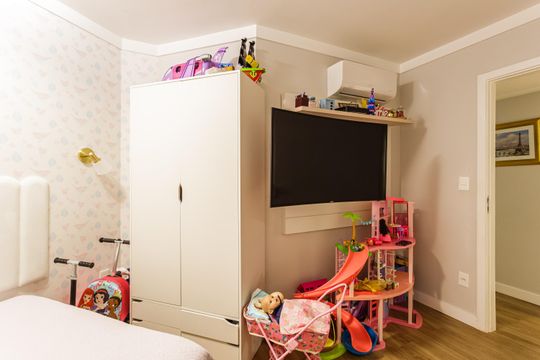 Apartamento em Indianópolis para compra, 3 quartos e academia no condomínio. — Quarto 1