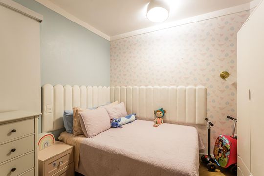 Apartamento em Indianópolis para compra, 3 quartos e academia no condomínio. — Quarto 1