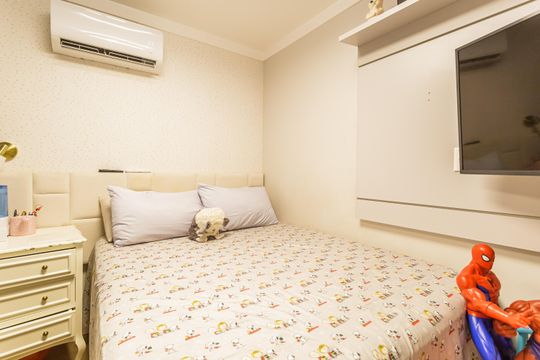 Apartamento em Indianópolis para compra, 3 quartos e academia no condomínio. — Quarto 2