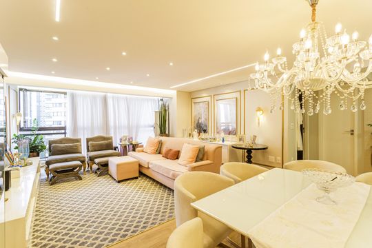 Apartamento em Indianópolis para compra, 3 quartos e academia no condomínio. — foto 1
