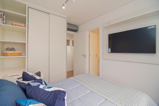 Comprar apartamento mobiliado no Brooklin, 3 quartos, academia e pets permitidos. — foto 8