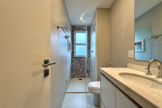 Apartamento no Brooklin com 3 quartos. Oportunidades para comprar. — Banheiro Social