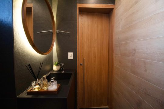 Comprar apartamento mobiliado com 1 suíte e closet. Piscina, academia e churrasqueira no condomínio. — foto 53
