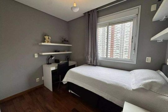 Apartamento mobiliado na Cidade Monções com 3 quartos, varanda e closet. Excelente oportunidade de compra. — foto 11