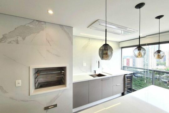 Venda de apartamento mobiliado no Campo Belo com 3 quartos, varanda, churrasqueira e closet. — foto 15