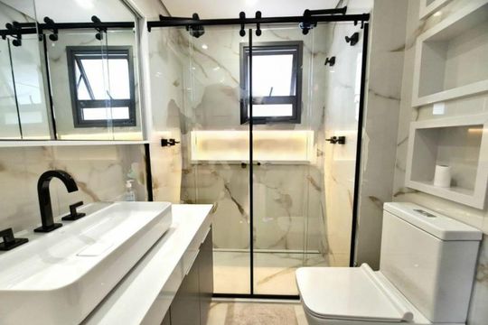 Venda de apartamento mobiliado no Campo Belo com 3 quartos, varanda, churrasqueira e closet. — foto 9