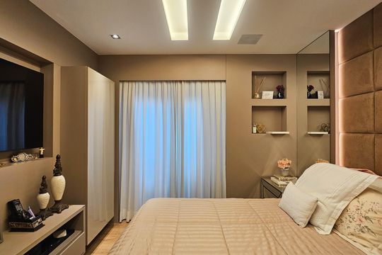 Compra de apartamento mobiliado em Água Branca, com 4 quartos e varanda gourmet. — Suíte 3