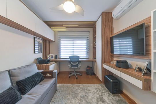 Casa mobiliada para comprar: 4 quartos, quintal, churrasqueira no condomínio, aceita animais. — Quarto 1