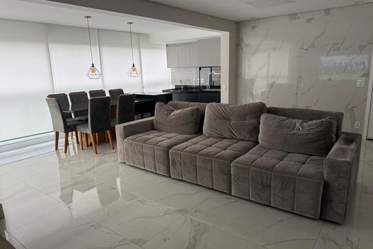 Comprar apartamento mobiliado com 3 quartos, varanda gourmet e academia no condomínio. — foto 2
