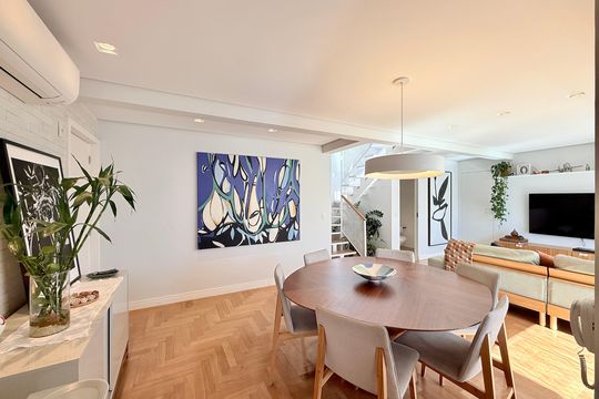Apartamento no Brooklin com 2 suítes e churrasqueira, ideal para comprar e ter animais. — Sala 
