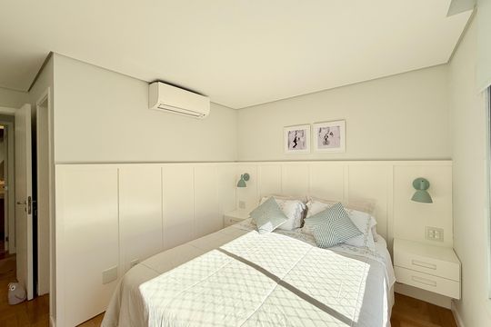 Apartamento no Brooklin com 2 suítes e churrasqueira, ideal para comprar e ter animais. — Suíte 