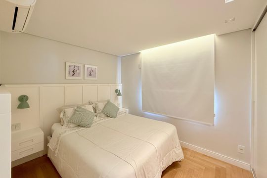 Apartamento no Brooklin com 2 suítes e churrasqueira, ideal para comprar e ter animais. — Suíte 