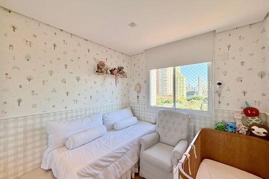 Apartamento no Brooklin com 2 suítes e churrasqueira, ideal para comprar e ter animais. — Quarto 2
