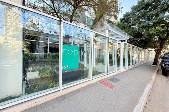 Apartamento no Brooklin com 2 suítes e churrasqueira, ideal para comprar e ter animais. — Fachada 