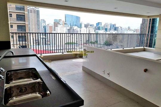 Apartamento mobiliado com 3 quartos na Vila Nova Conceição. Varanda e churrasqueira. Ideal para comprar. — foto 19