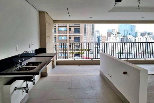 Apartamento mobiliado com 3 quartos na Vila Nova Conceição. Varanda e churrasqueira. Ideal para comprar. — foto 15