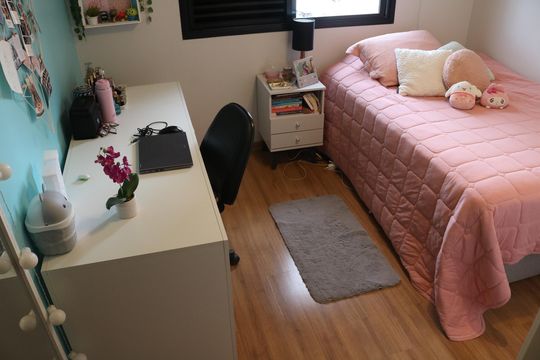 Compra apartamento em Pompeia com 3 quartos, piscina e churrasqueira. — Quarto 2