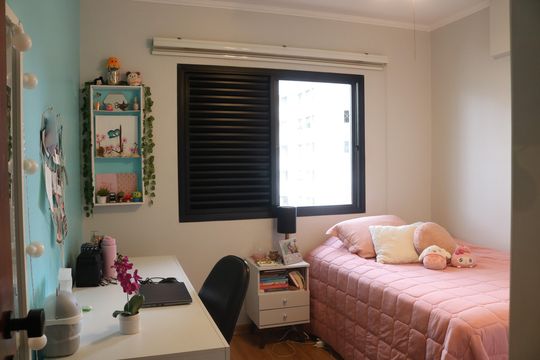 Compra apartamento em Pompeia com 3 quartos, piscina e churrasqueira. — Quarto 2