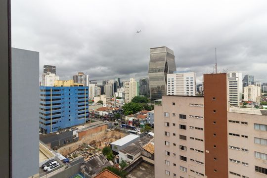 Comprar apartamento com 2 quartos, varanda e pets permitidos. — Vista/Varanda da Sala/Cozinha