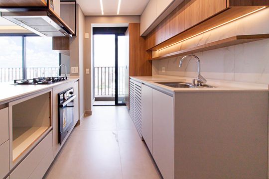 Comprar apartamento com 2 quartos. — Cozinha