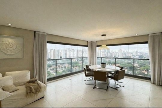 Comprar apartamento mobiliado no Campo Belo com 3 quartos, academia e piscina no condomínio. — foto 1