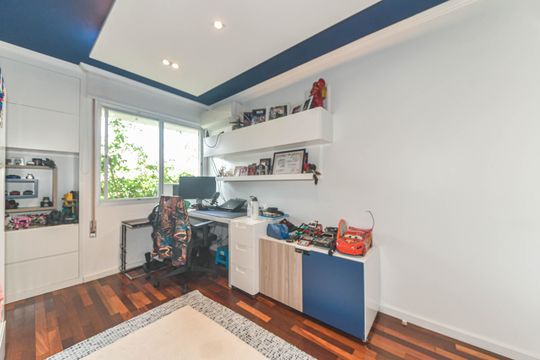 Venda de apartamento mobiliado no Brooklin Novo com 3 quartos. — Quarto 2