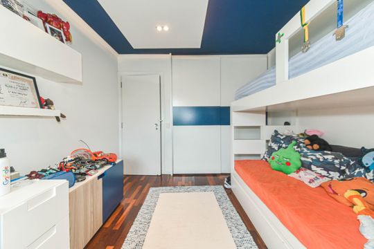 Venda de apartamento mobiliado no Brooklin Novo com 3 quartos. — Quarto 2