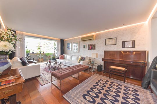 Venda de apartamento mobiliado no Brooklin Novo com 3 quartos. — foto 1