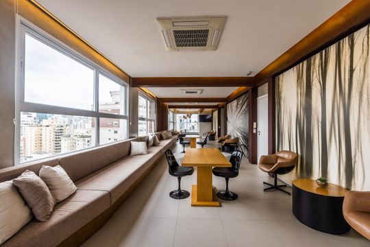 Apartamento mobiliado para comprar no Paraíso, 2 quartos, 1 suíte. — Salão de Festas 2