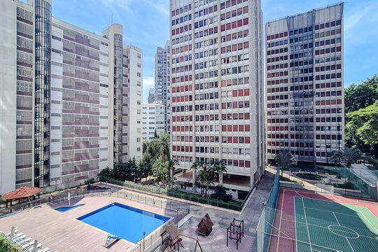 Apartamento para comprar com 3 quartos e academia no condomínio. — Vista da Sala