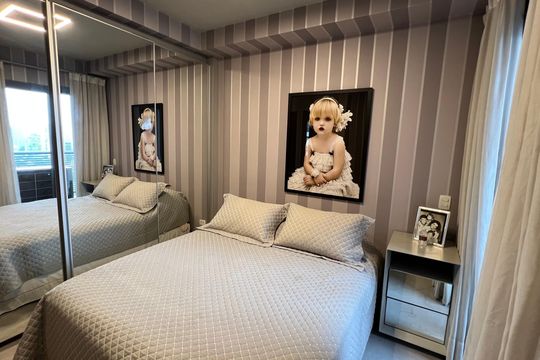 Apartamento mobiliado com 3 quartos, 2 suítes e academia no condomínio para comprar. — foto 22