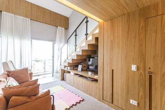 Venda de apartamento no Recanto Paraíso: 2 quartos, piscina, churrasqueira, aceita pets. — Sala