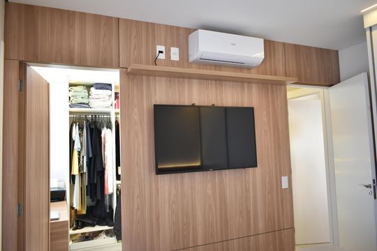 Comprar apartamento com 2 quartos e piscina no condomínio. — Suíte 2