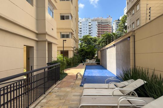 Comprar apartamento mobiliado no Campo Belo: 2 suítes, piscina e churrasqueira no condomínio. — foto 48