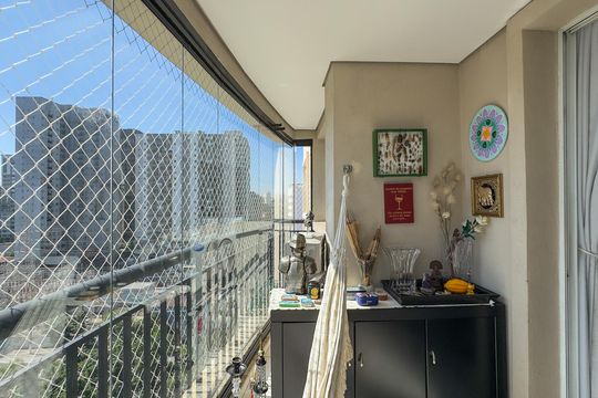 Comprar apartamento mobiliado no Campo Belo: 2 suítes, piscina e churrasqueira no condomínio. — foto 43