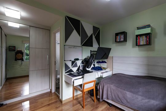 Apartamento mobiliado em Perdizes, 3 quartos, varanda e closet, à venda. — Suíte 1