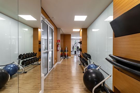 Apartamento mobiliado em Perdizes, 3 quartos, varanda e closet, à venda. — Área comum