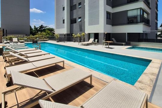 Apartamento à venda, com 144 m², 3 quartos e 2 vagas — Área comum